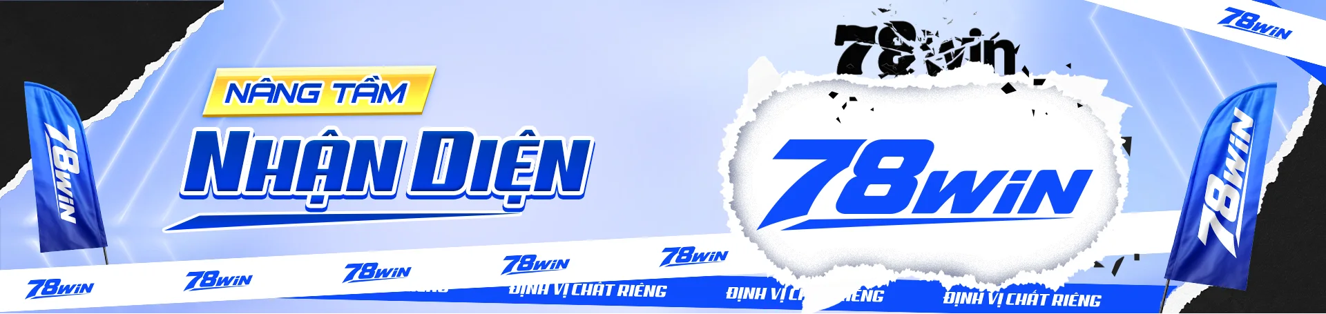 banner nâng tầm thương hiệu 78win